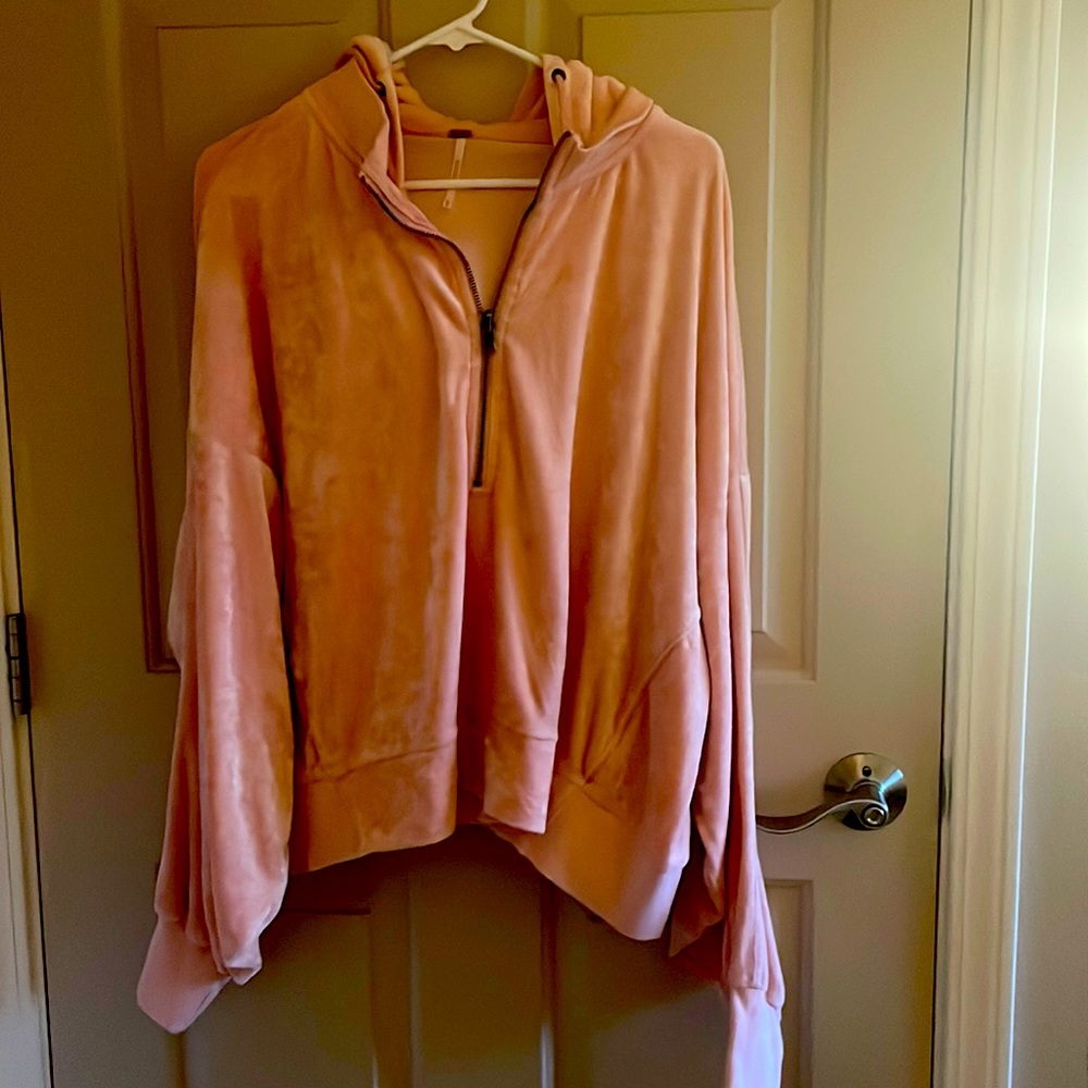 Peach colored super comfy pull over By Free People